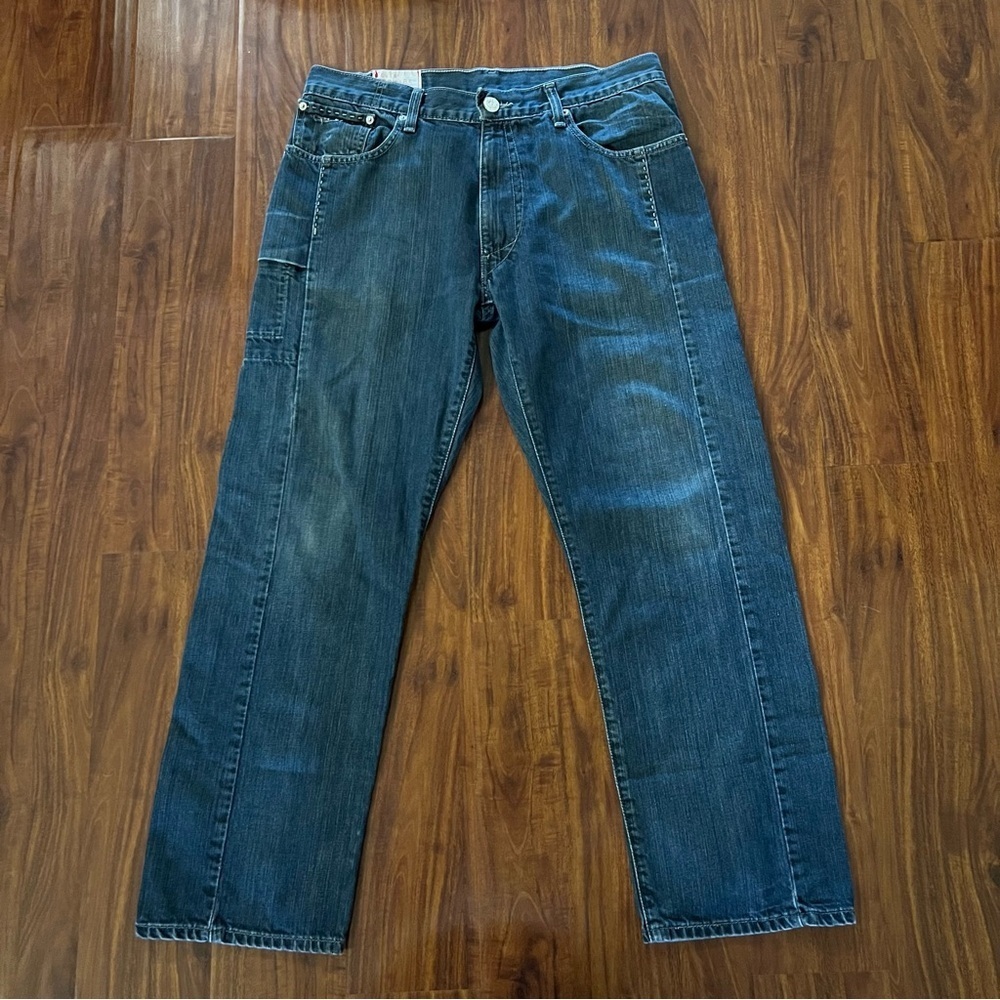 Vintage Y2K Levi’s RedWire Straight Leg Jeans size 34 x 30 Utility / IPod Pocket